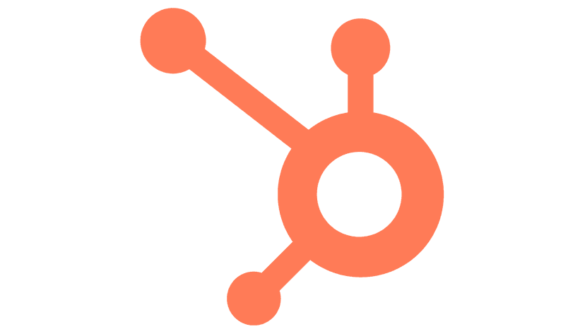 Logo van HubSpot, CRM-platform